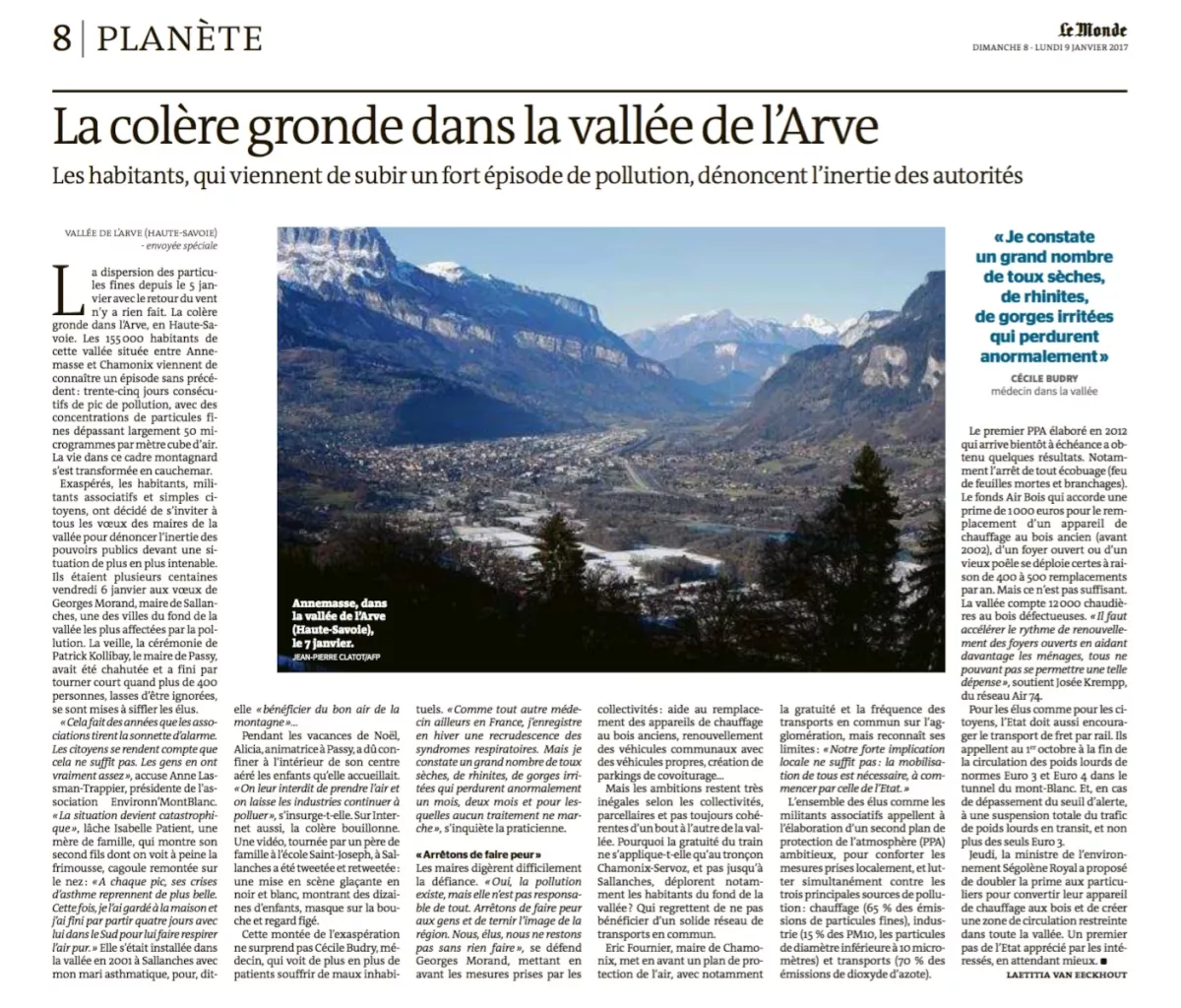 Article du journal le monde