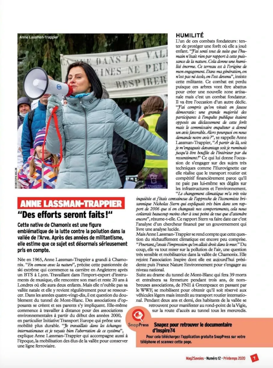 Article du magazine Mag2Savoie