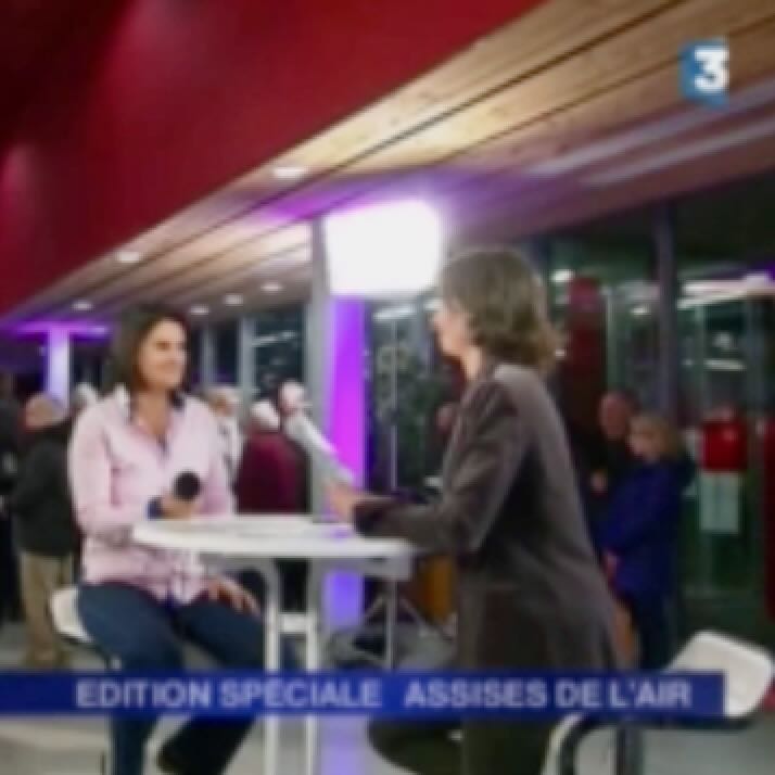 États Généraux de la qualité de l'air Capture d'écran vers un reportage télévisé