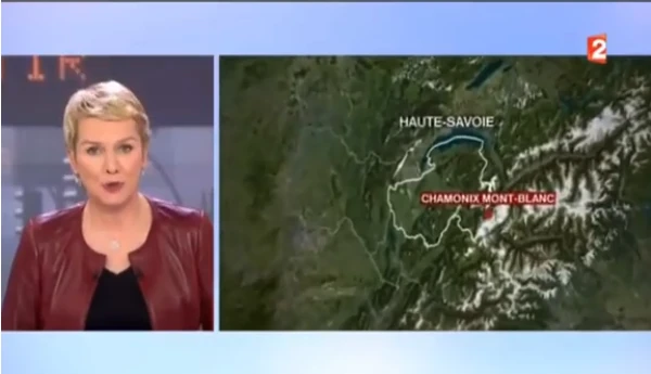 Capture d'écran vers un reportage télévisé