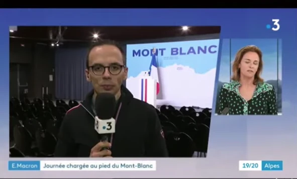 Capture d'écran vers un reportage télévisé