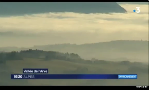 Capture d'écran vers un reportage télévisé