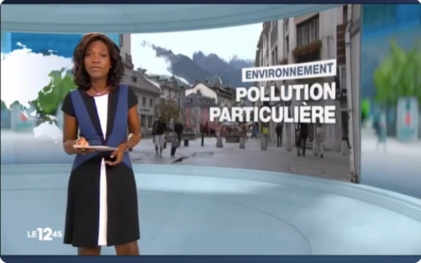 Capture d'écran vers un reportage télévisé