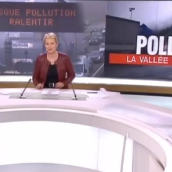Interdiction temporaire de circulation Capture d'écran vers un reportage télévisé